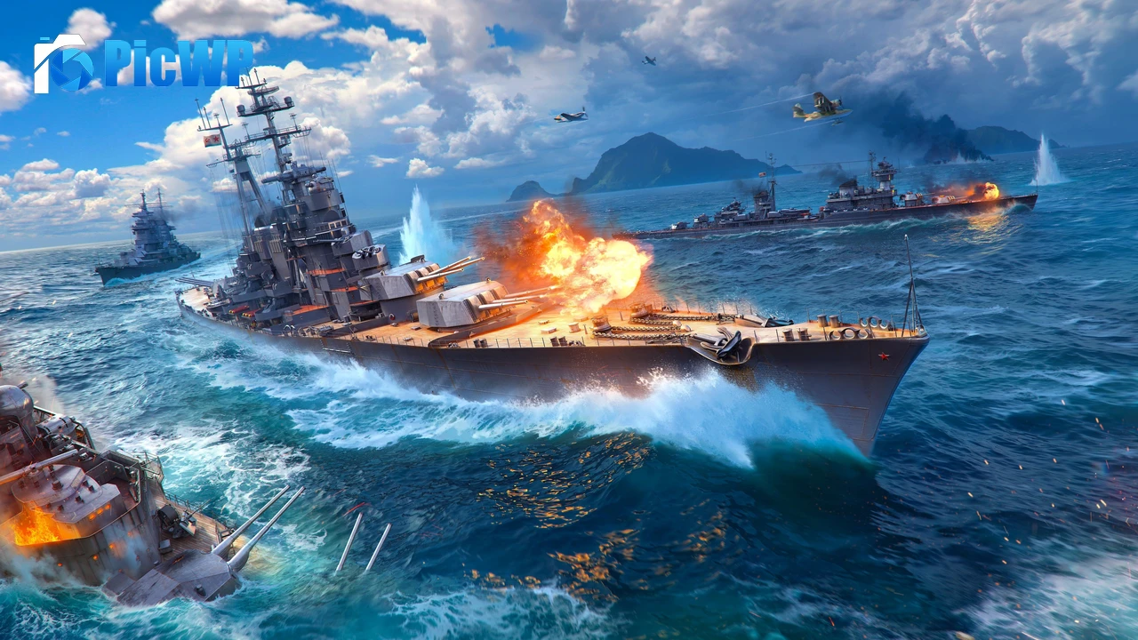 World of Warships Battleship 5K PC Wallpaper