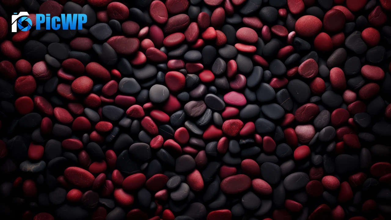 Pebbles Dark aesthetic 6K PC Wallpaper