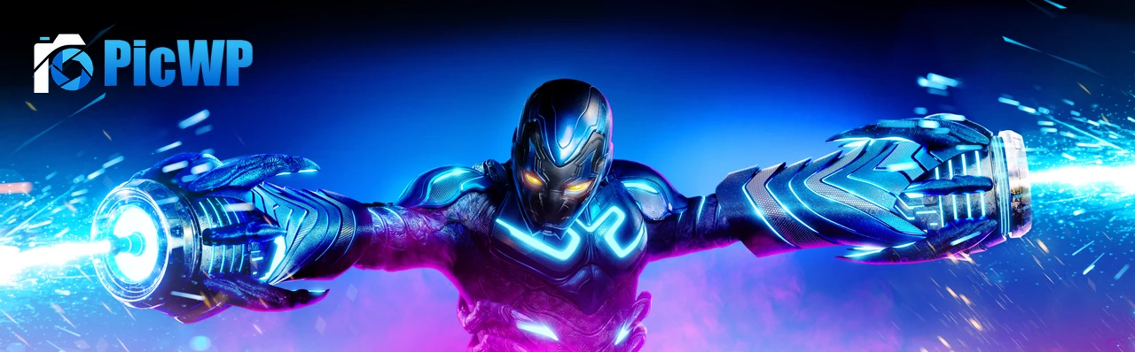 Blue Beetle Ultrawide 9K Wide Wallpaper