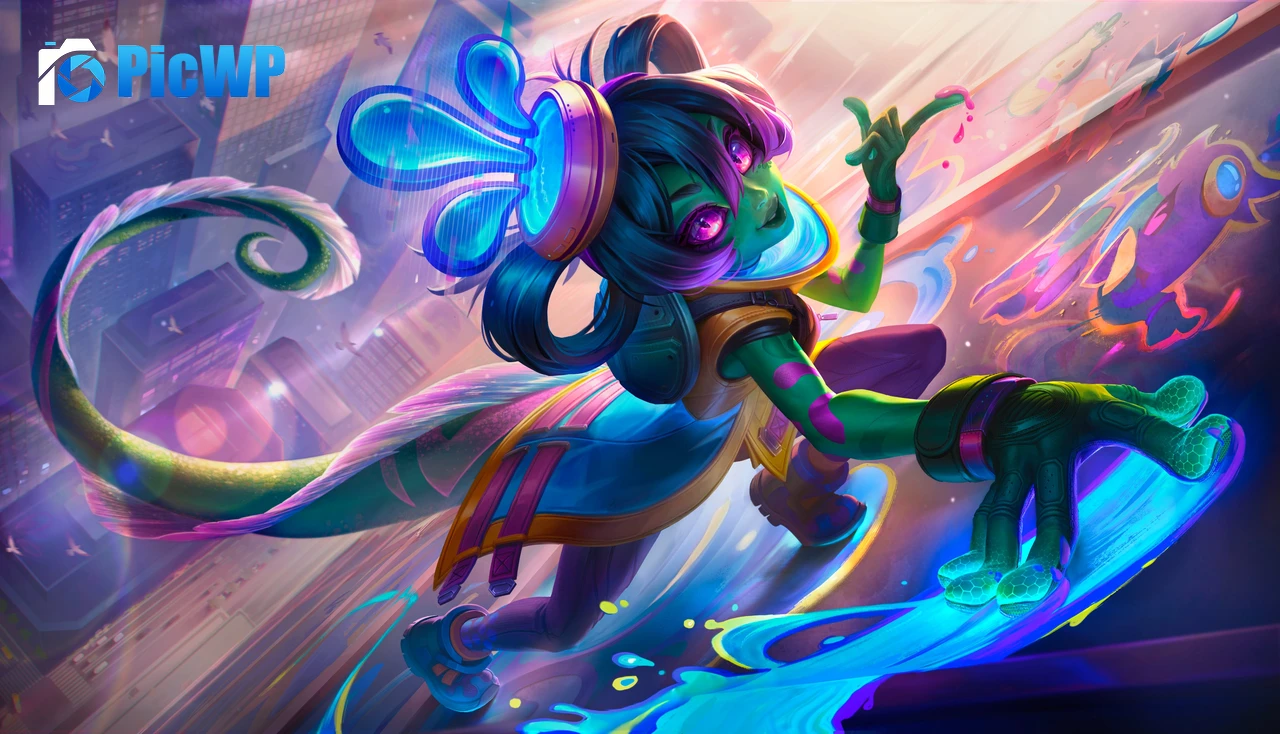 Street Demons Neeko (League of Legends) 5K PC Wallpaper