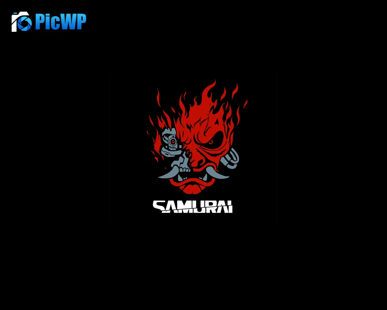 Samurai Cyberpunk 2077 AMOLED 9K PC Wallpaper