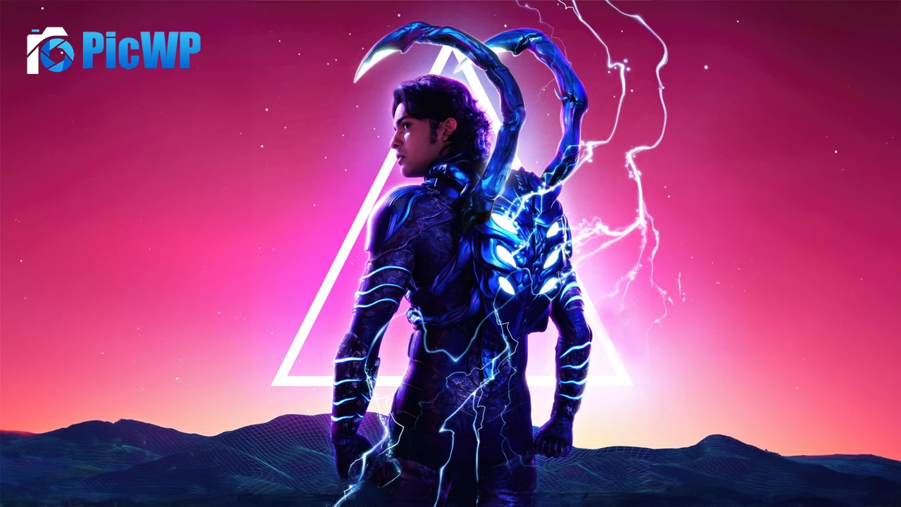 Blue Beetle Xolo Maridueña 5K PC Wallpaper