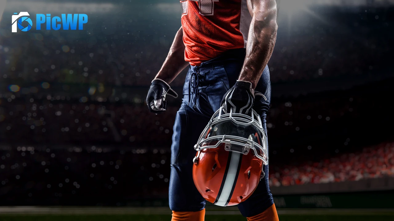 American football player Helmet 8K PC Wallpaper