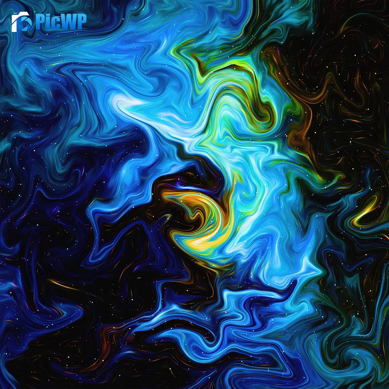 Digital paint Abstract background 4K Fold Wallpaper