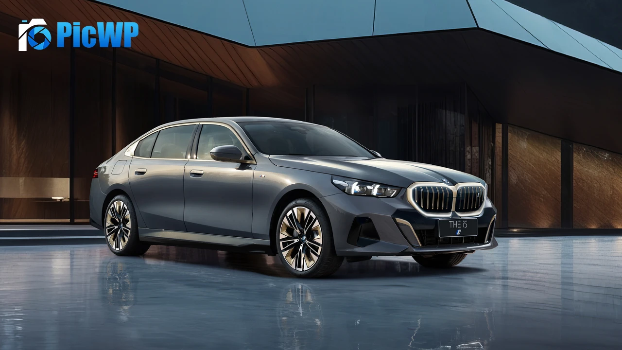 BMW i5 M Sport Luxury electric cars 4K PC Wallpaper