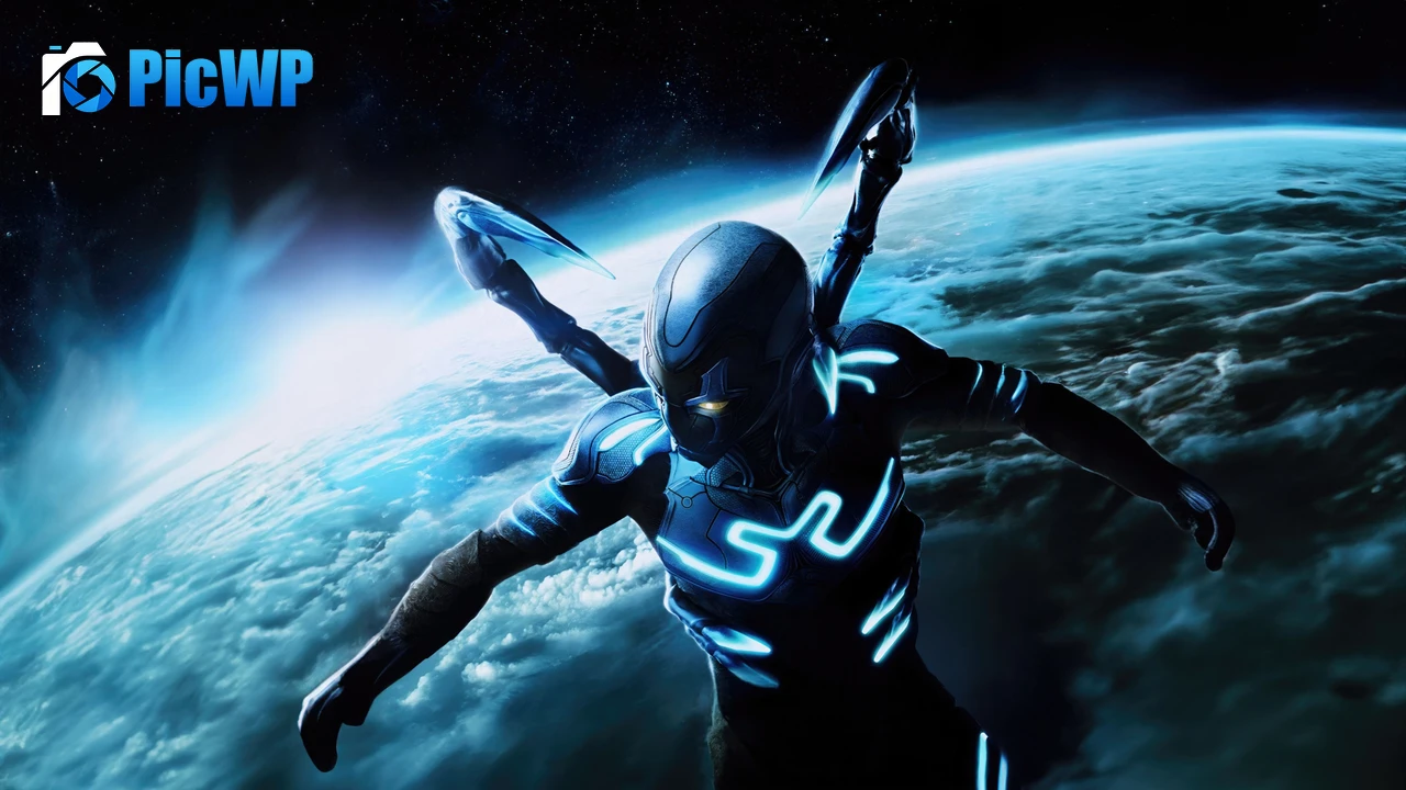 Blue Beetle Official 5K PC Wallpaper
