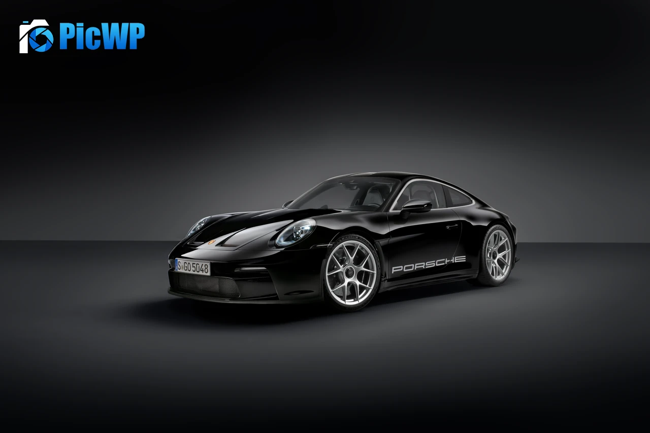 Black Porsche 911 9K PC Wallpaper
