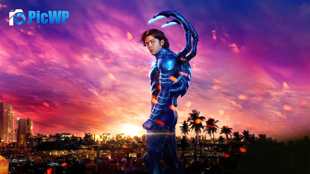 Xolo Maridueña Blue Beetle 5K PC Wallpaper