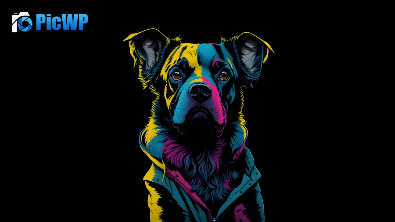 Dog Digital Art 9K PC Wallpaper