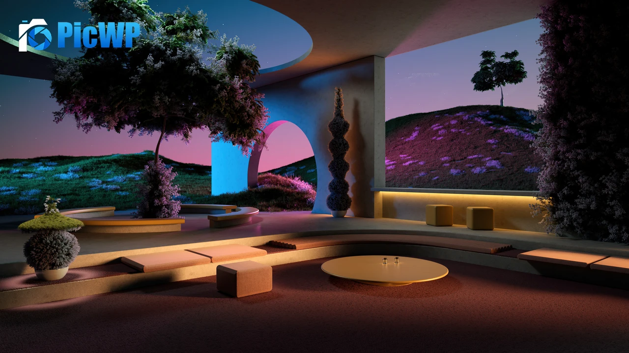Outdoor Ambient lighting 6K PC Wallpaper