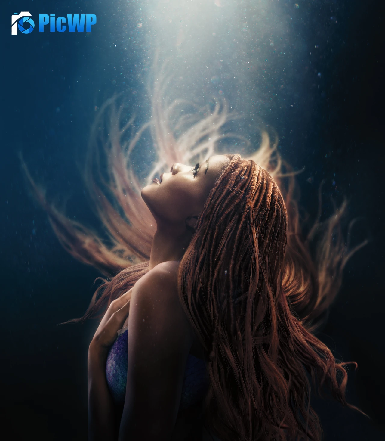 The Little Mermaid Halle Bailey 9K Mobile Wallpaper