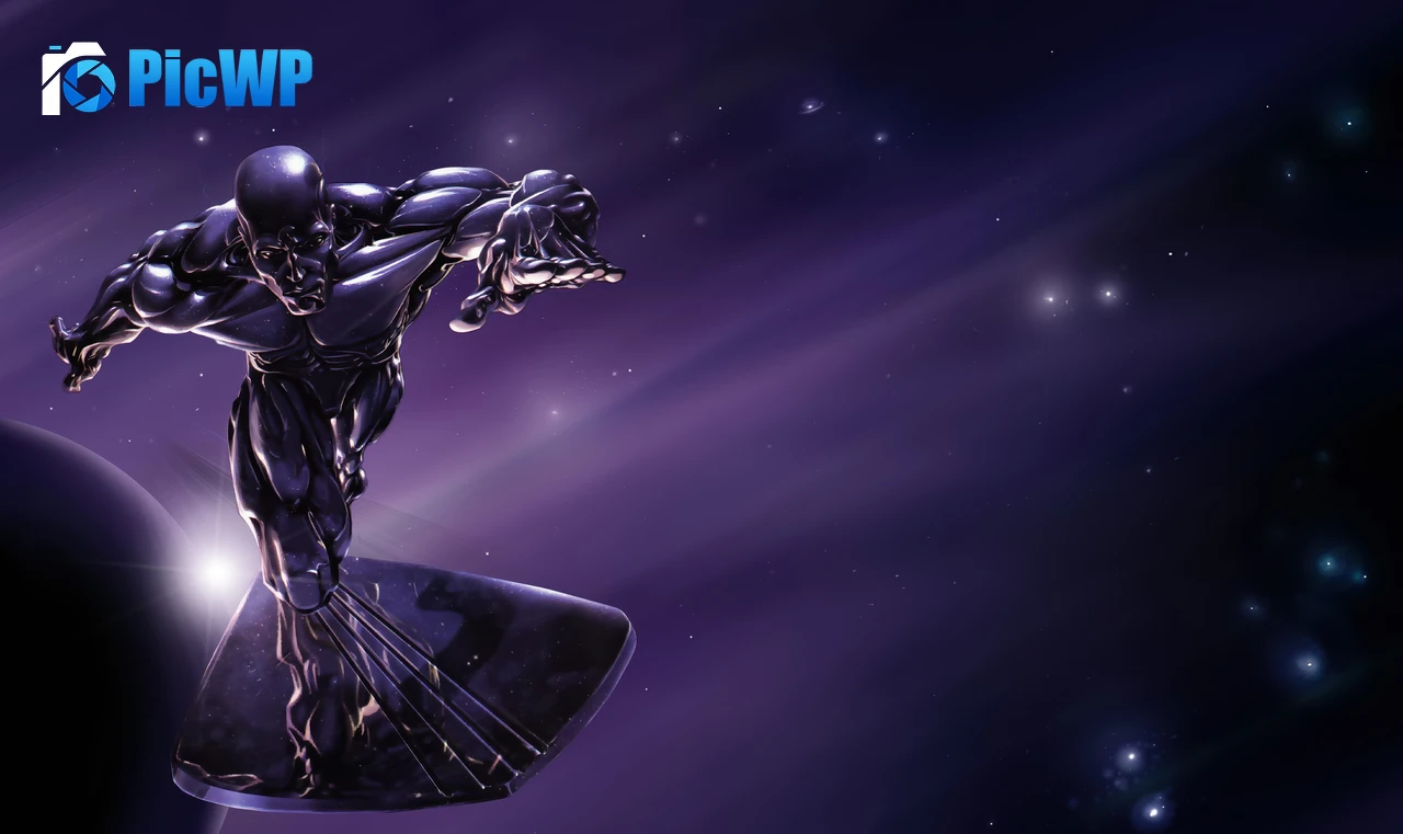 Silver Surfer Artwork 6K PC Wallpaper
