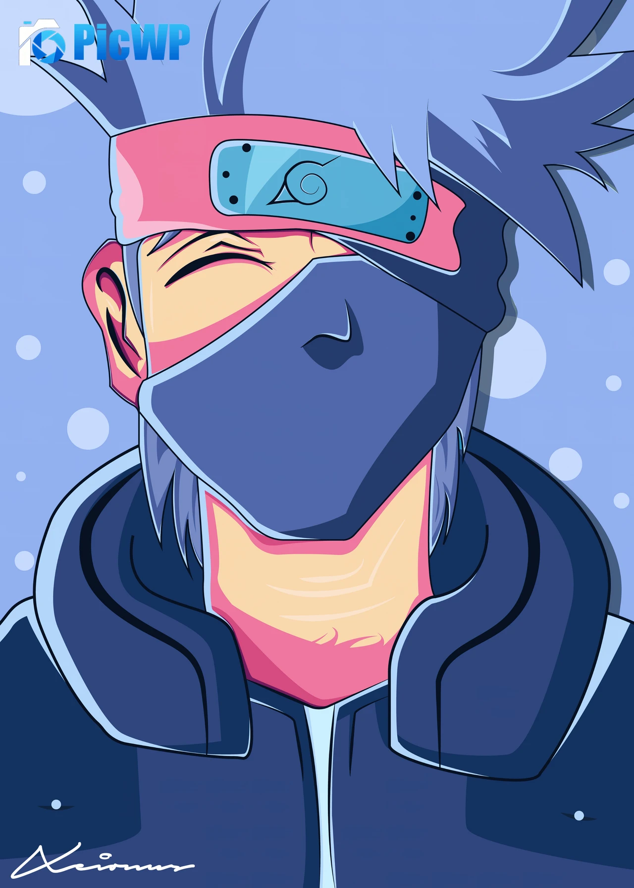 Kakashi Hatake Digital Art 8K Mobile Wallpaper