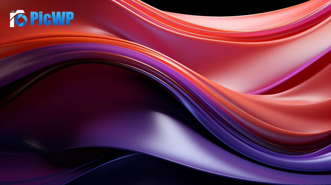Glass Waves 9K PC Wallpaper