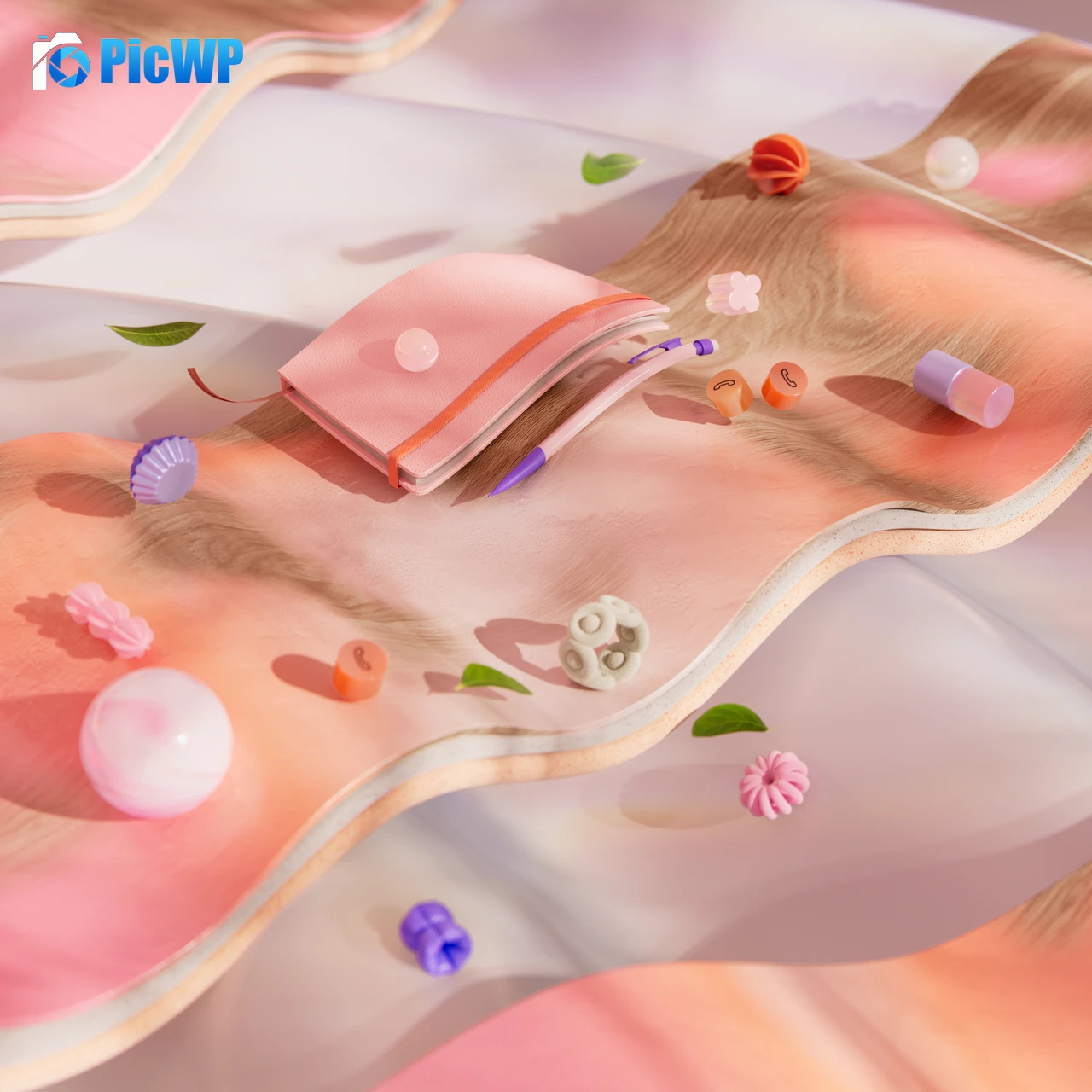 Surreal 3D Art 4K Fold Wallpaper