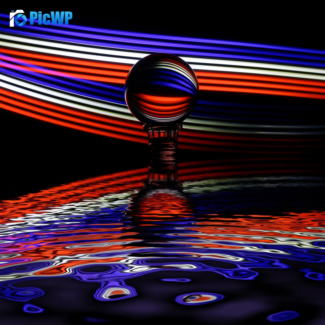 Crystal Ball Multicolor 6K Fold Wallpaper