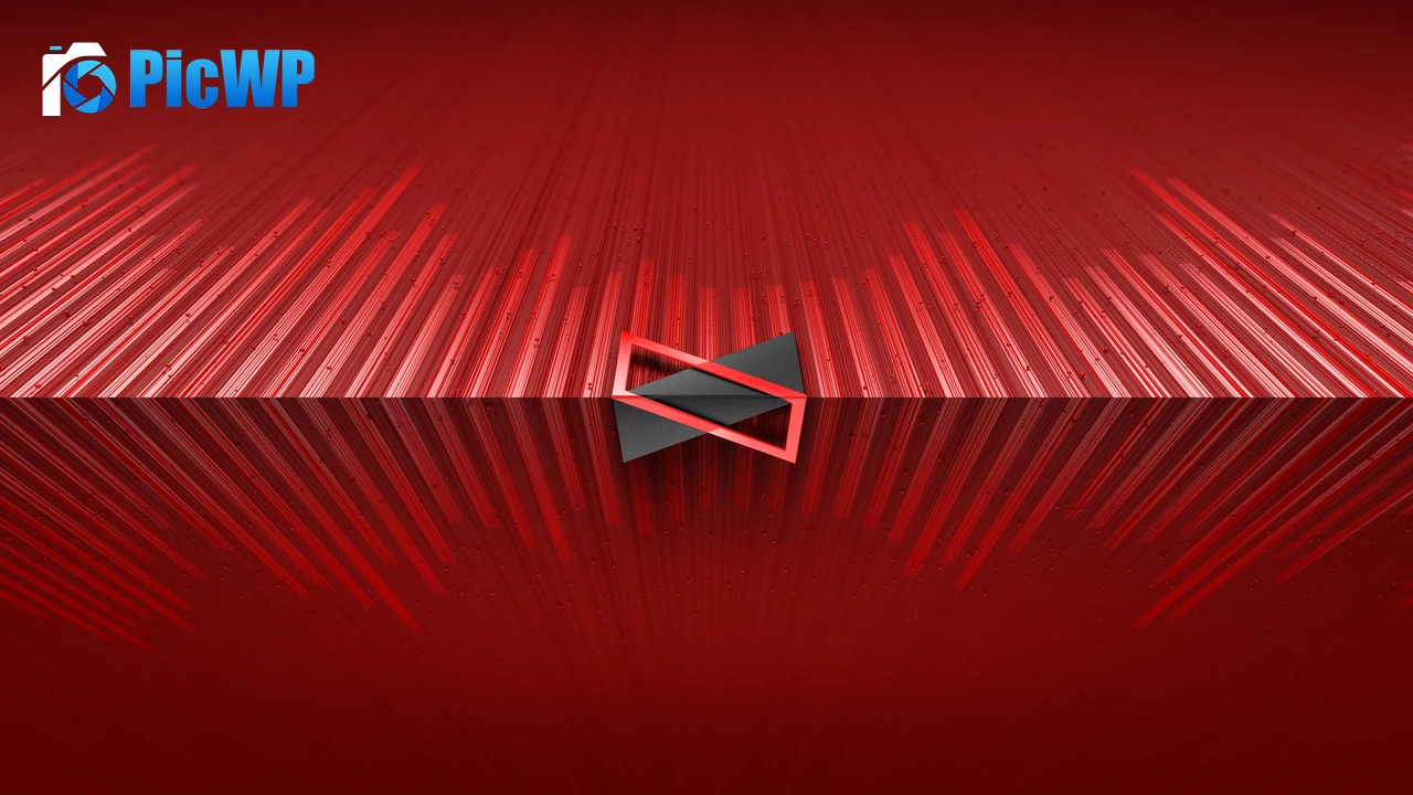 MKBHD Red abstract 7K PC Wallpaper