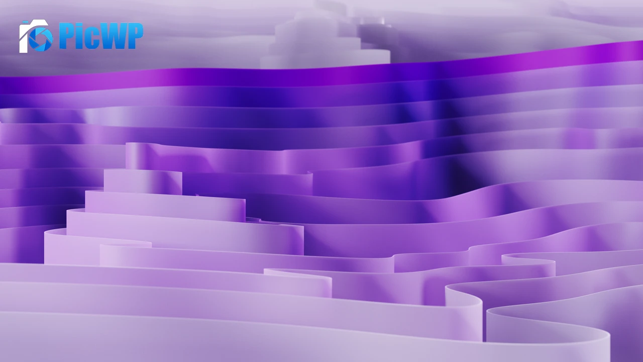 Androgynous Purple aesthetic 5K PC Wallpaper