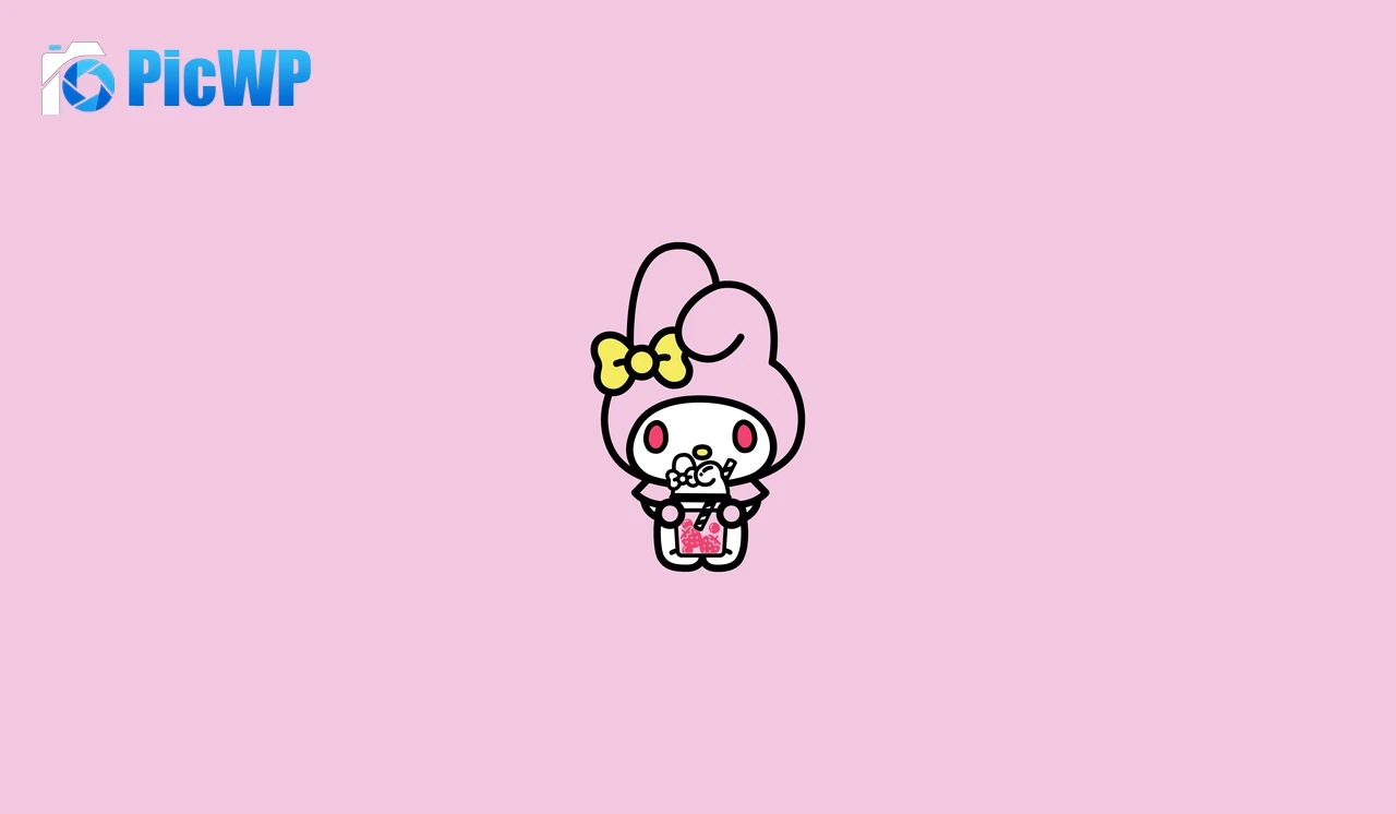 My Melody Pink 6K PC Wallpaper