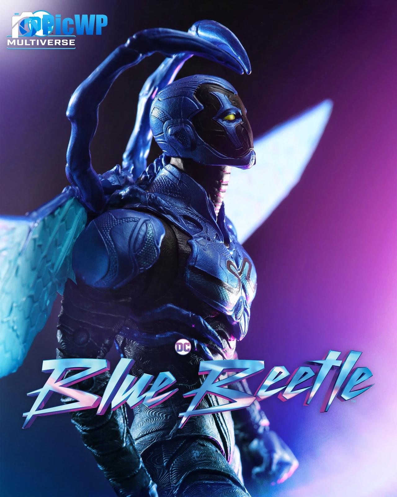Blue Beetle DC Superheroes 5K Mobile Wallpaper