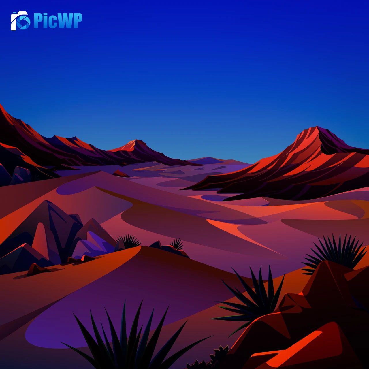 macOS Big Sur Sunset 7K Fold Wallpaper