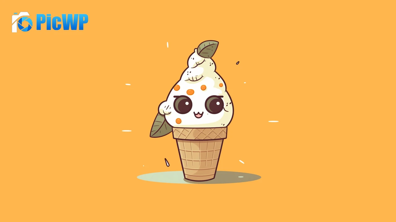 Kawaii ice cream Desert 6K PC Wallpaper