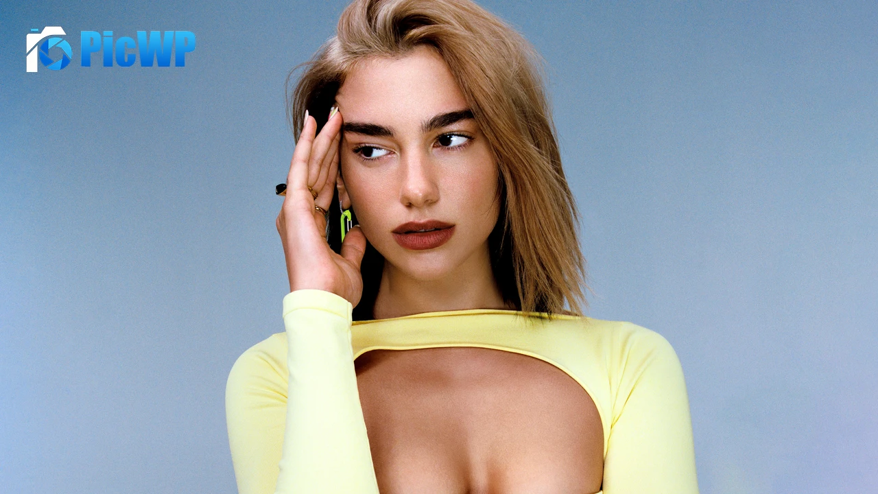 Dua Lipa Closeup 6K PC Wallpaper