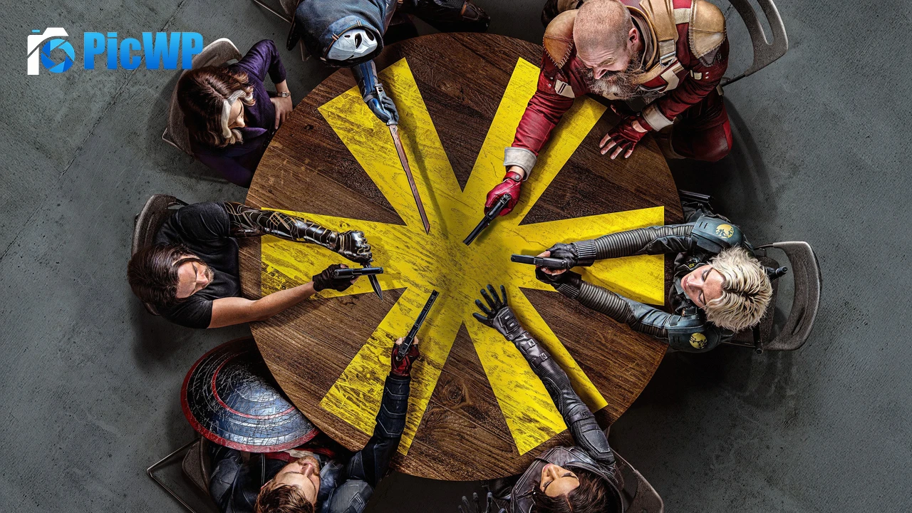 Thunderbolts Round table 6K PC Wallpaper