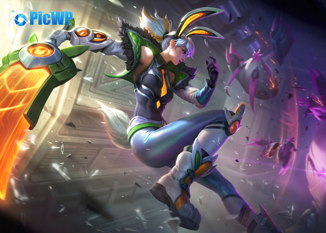 Battle Bunny Prime Riven League of Legends 4K PC Wallpaper