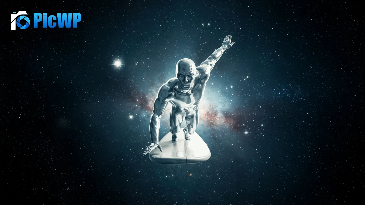 Silver Surfer Cosmic 6K PC Wallpaper