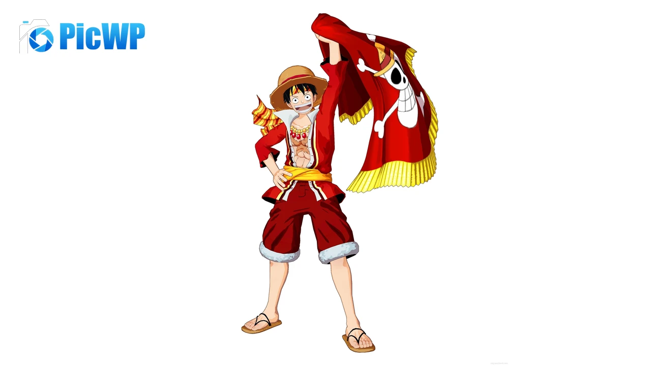 Monkey D. Luffy Jolly Roger flag 6K PC Wallpaper