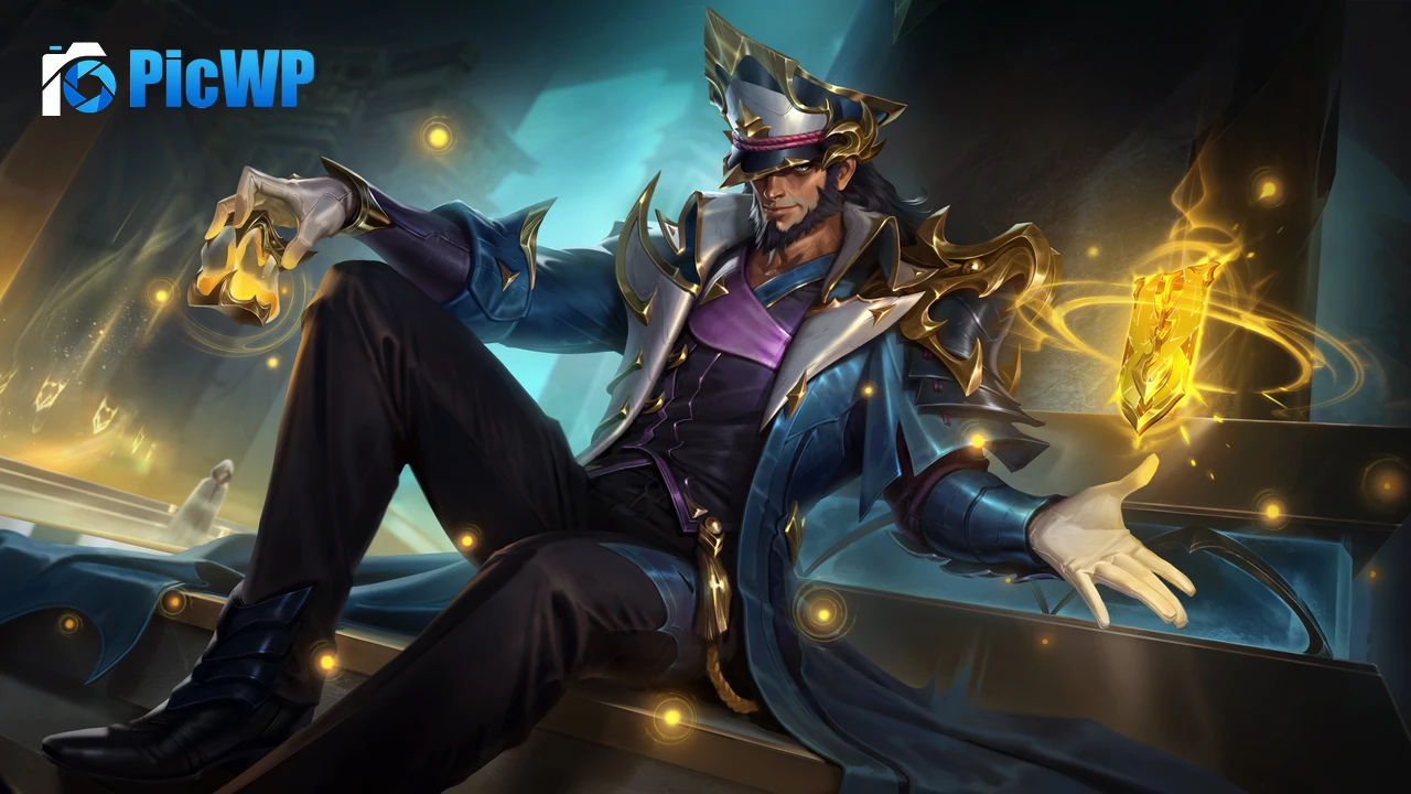 Twisted Fate League of Legends 8K PC Wallpaper