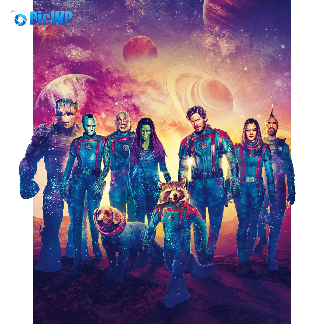 Guardians of the Galaxy Vol. 3 2023 Movies 8K Fold Wallpaper