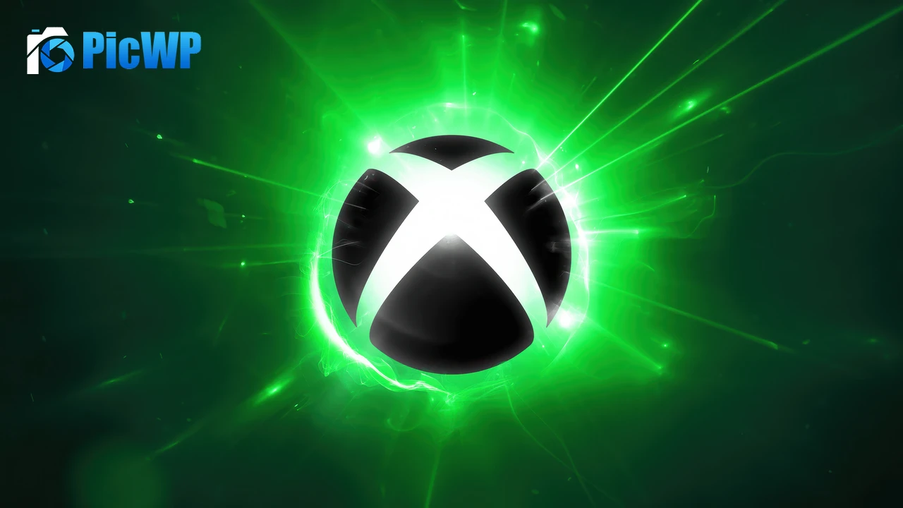 Xbox logo Green aesthetic 6K PC Wallpaper