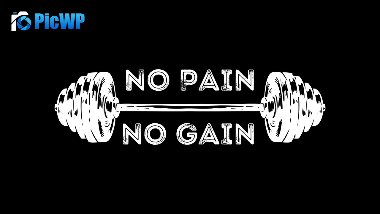 No pain No gain Gym 6K PC Wallpaper
