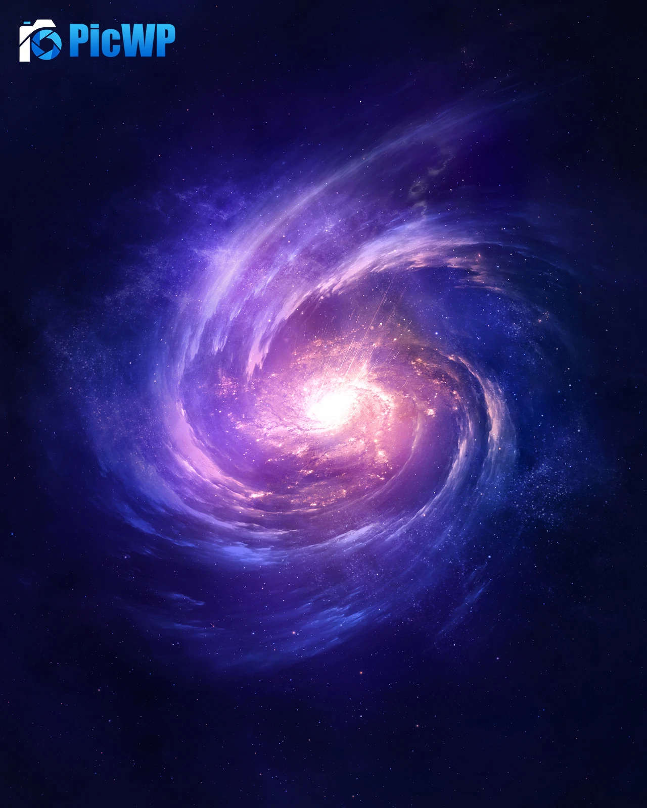 Spiral Nebula 5K Mobile Wallpaper