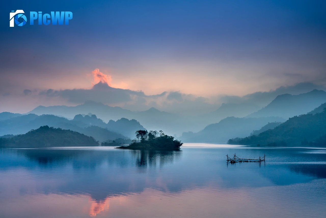 Mountains Clouds 8K PC Wallpaper