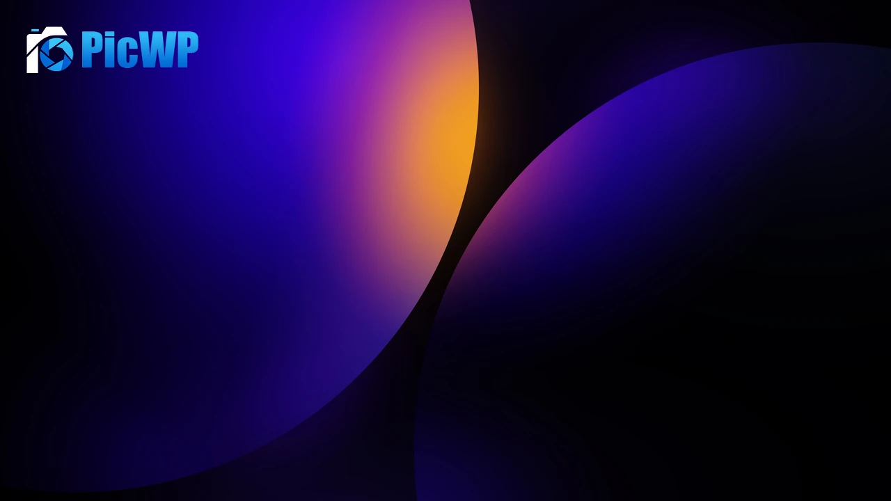 Gradient background Sphere 8K PC Wallpaper