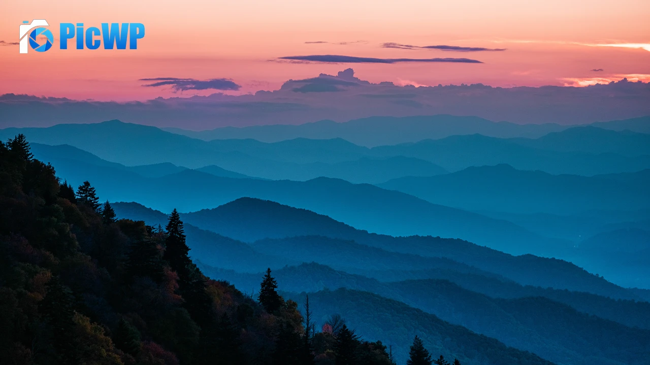 Blue Ridge Mountains USA 8K PC Wallpaper