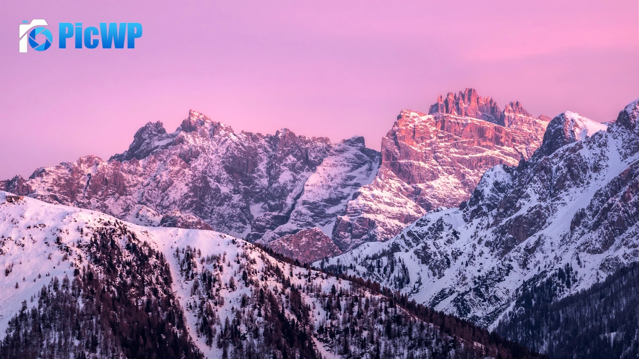 Mountain range Italy 6K PC Wallpaper