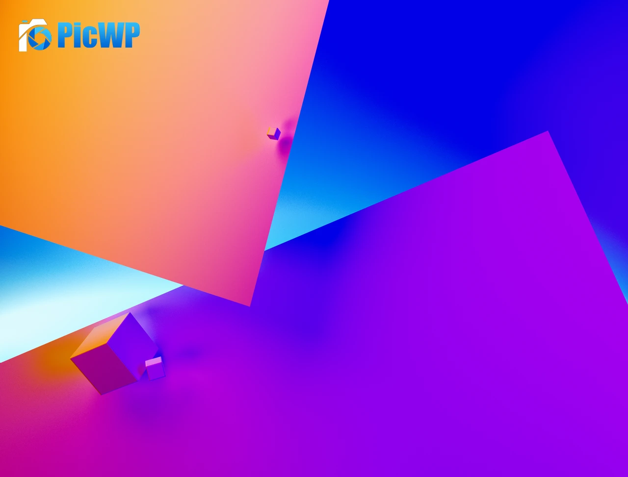 Colorful background Geometric 5K PC Wallpaper