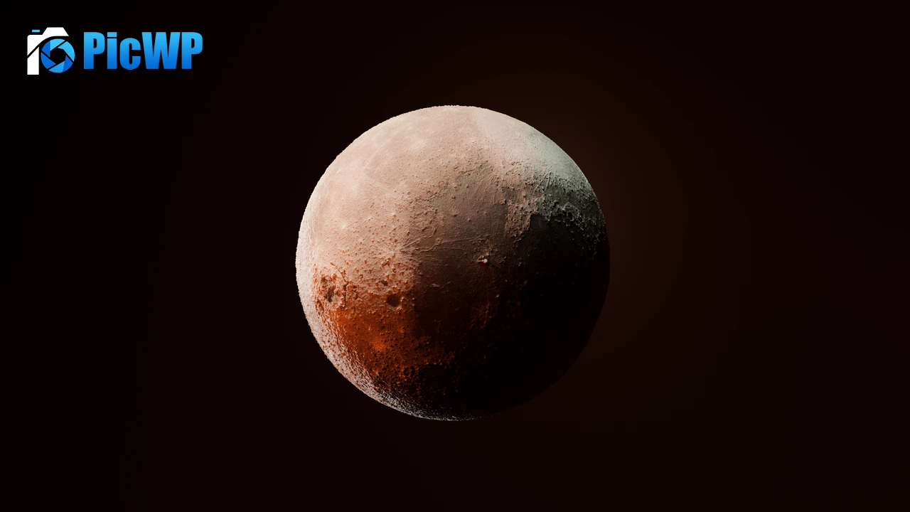Moon 3D Render 6K PC Wallpaper