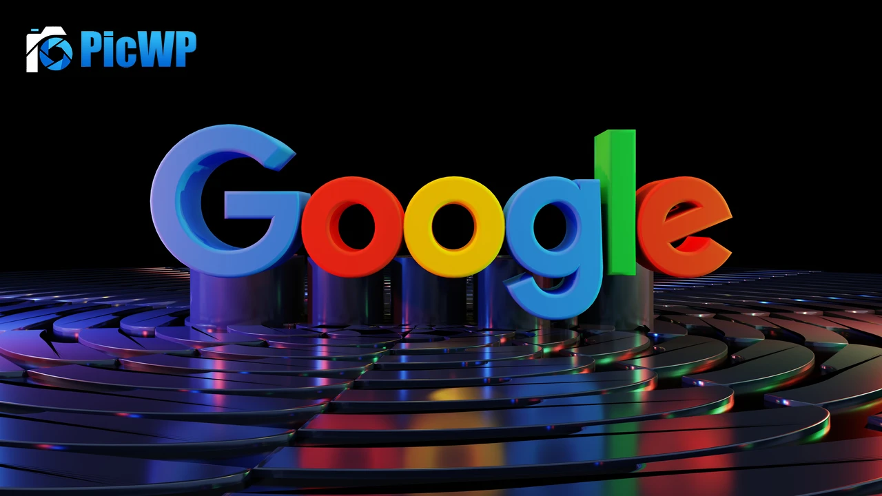 Google 3D background 8K PC Wallpaper