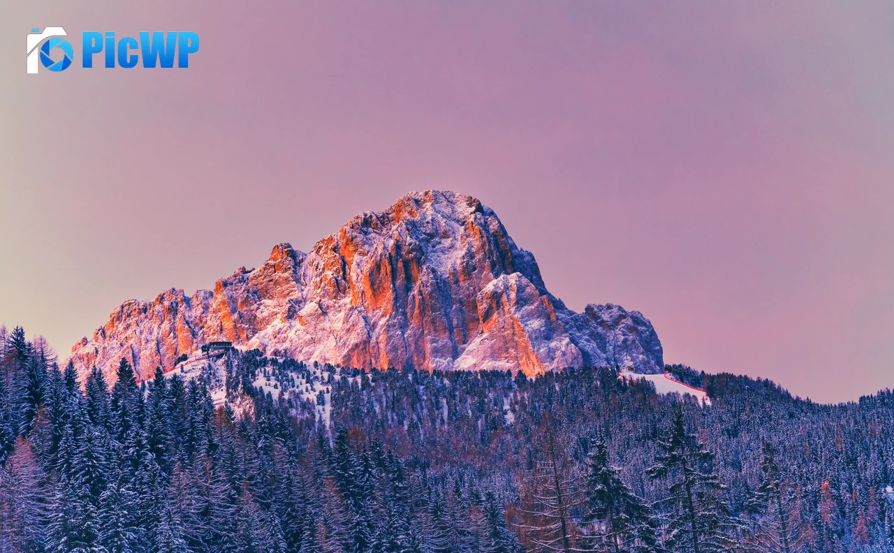 Mountain Peak 8K PC Wallpaper