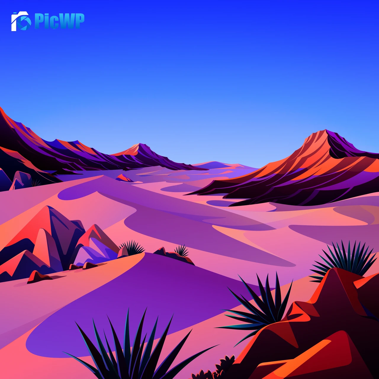 iOS 16 Landscape 7K Fold Wallpaper