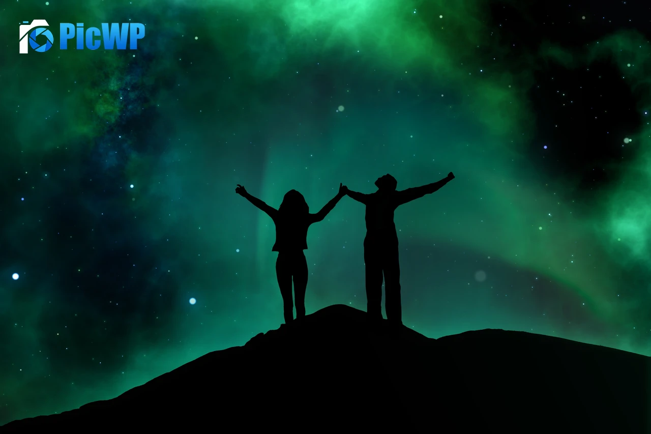 Love couple Silhouette 6K PC Wallpaper