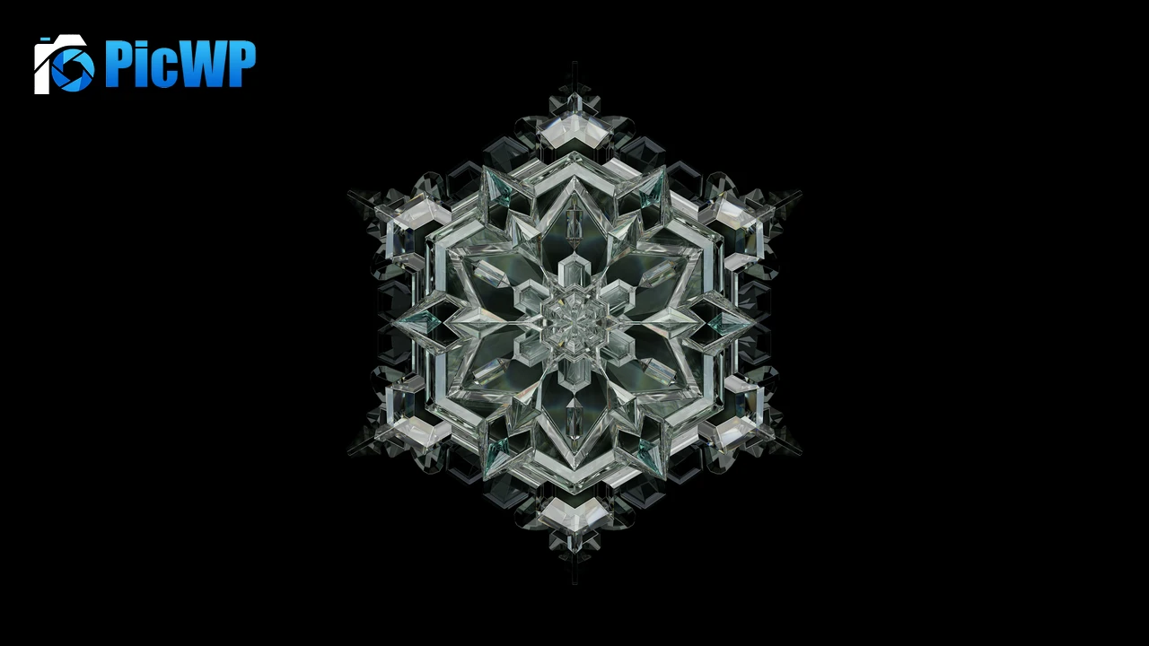 Crystal Black background 6K PC Wallpaper