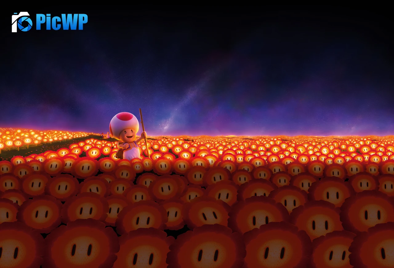 Toad The Super Mario Bros. Movie 9K PC Wallpaper