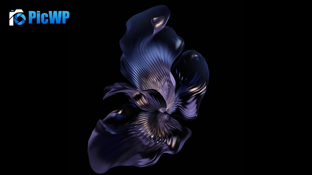 Black abstract Black background 6K PC Wallpaper