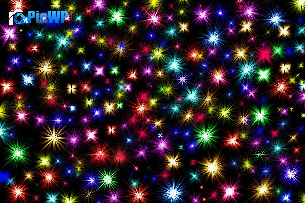 Fireworks Colorful abstract 6K PC Wallpaper